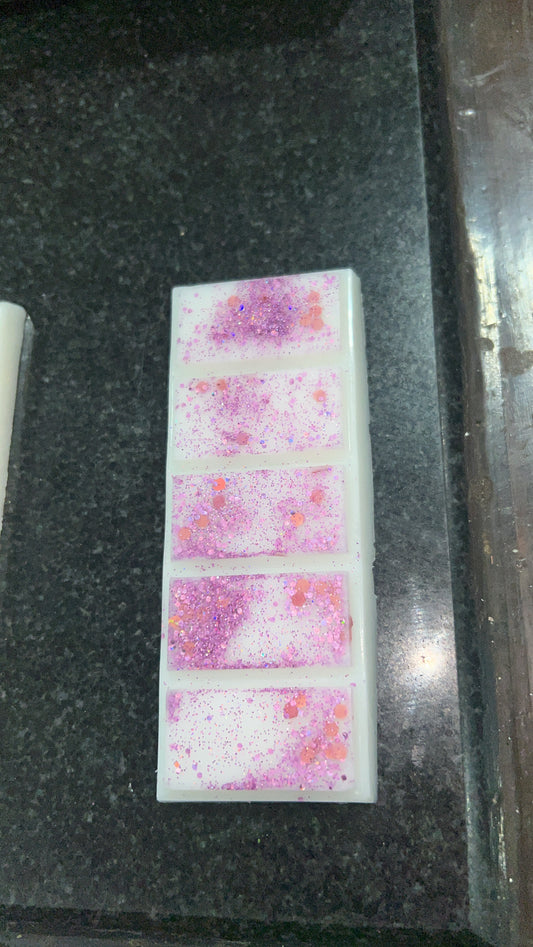 Glitter wax snap bars