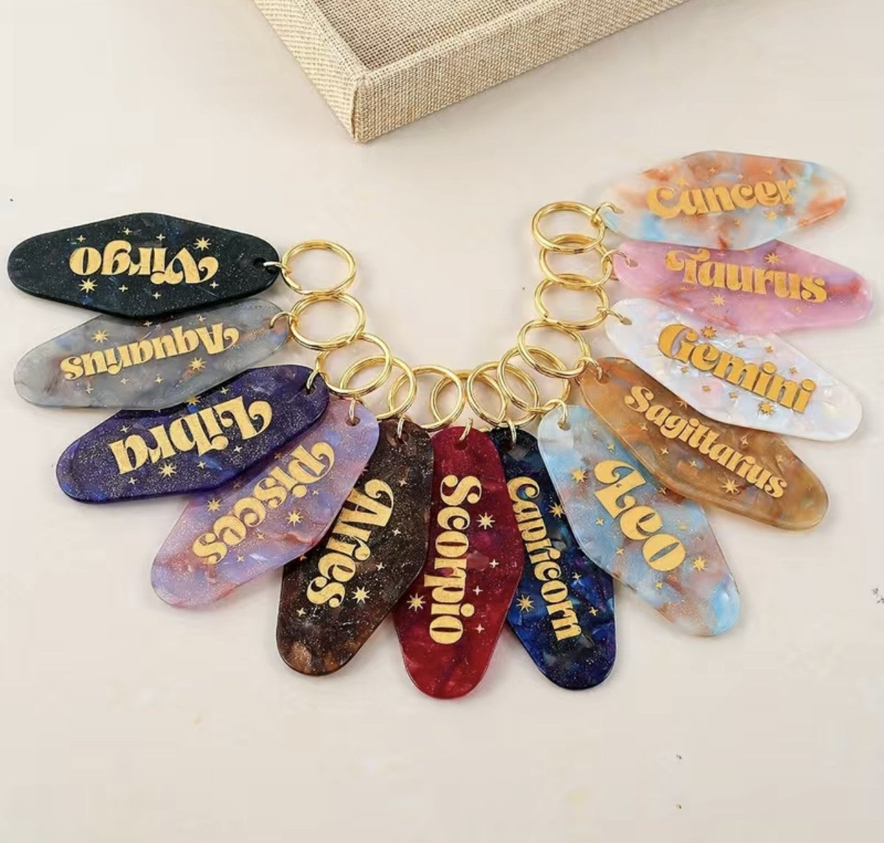 Zodiac Keychain